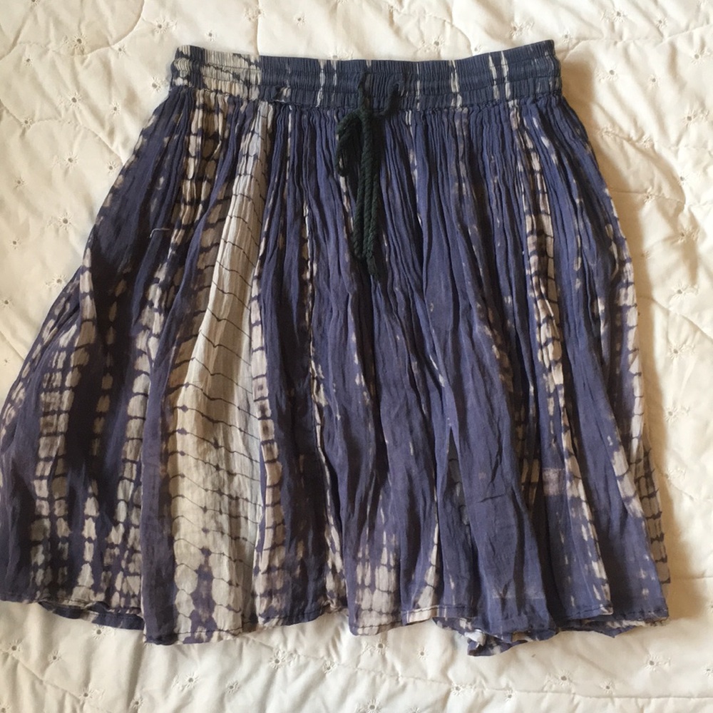 Beautiful tie die flow-y skirt